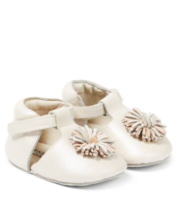 Bébé – Chaussures Poms en cuir | Donsje