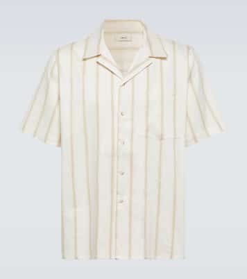 Camisa bowling en mezcla de lino | Commas
