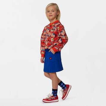 Floral cotton sweatshirt | Kenzo Kids