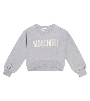 Logo cotton jersey sweatshirt | Moschino Kids