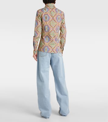 Printed cotton-blend shirt  | Etro