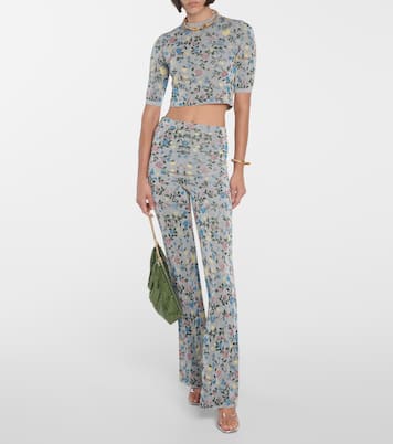 Pull en jacquard floral | Rabanne