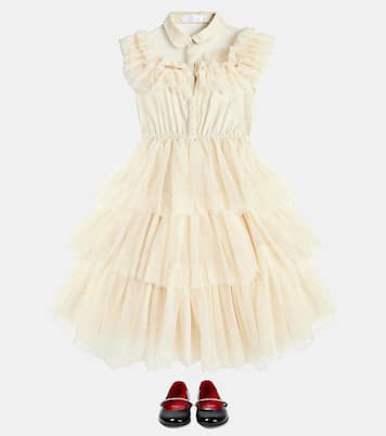 Ballerine in vernice con cristalli | Christian Louboutin Kids