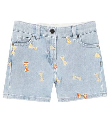 Embroidered denim shorts | Stella McCartney Kids
