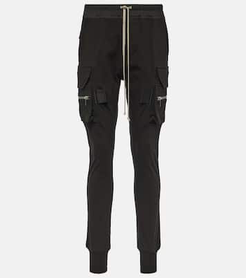 High-Rise-Cargohose aus Baumwolle | Rick Owens