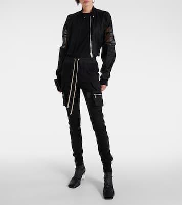 High-Rise-Cargohose aus Baumwolle | Rick Owens