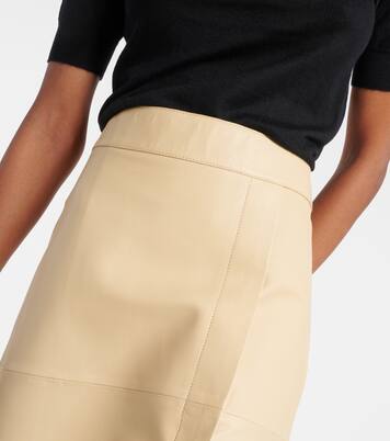 Bleistiftrock Sevres aus Leder | Joseph