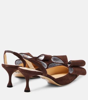 Escarpins Le Cadeau 65 en daim | Mach & Mach