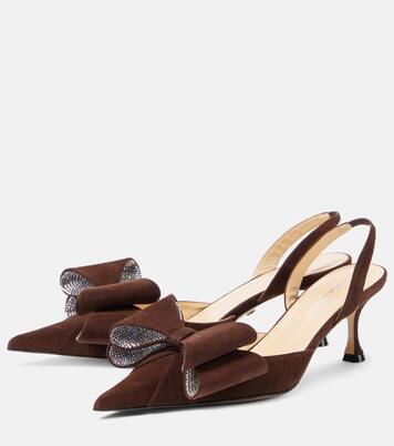 Escarpins Le Cadeau 65 en daim | Mach & Mach