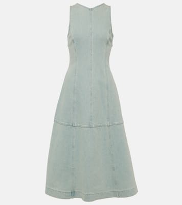 White Label - Abito midi Arlet in twill | Proenza Schouler