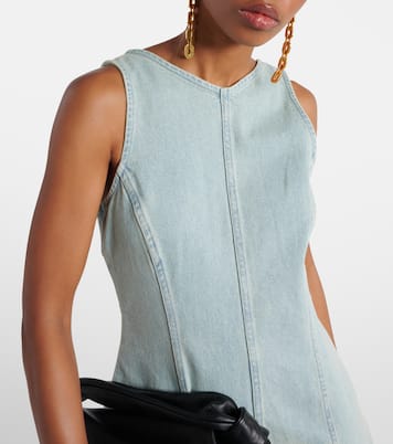 White Label - Abito midi Arlet in twill | Proenza Schouler