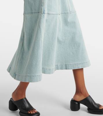 White Label - Abito midi Arlet in twill | Proenza Schouler