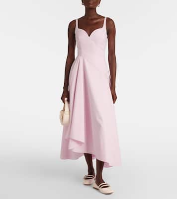 Crystal-embellished leather ballet flats | Roger Vivier