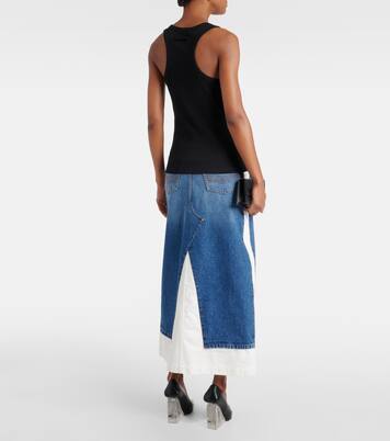 Tank top acanalado de algodón | Jean Paul Gaultier