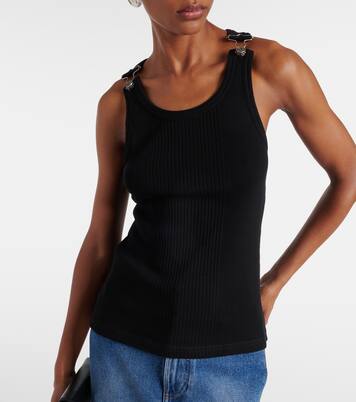 Tank top acanalado de algodón | Jean Paul Gaultier