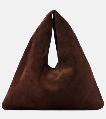 Bindle Small suede tote bag | The Row