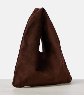 Bindle Small suede tote bag | The Row