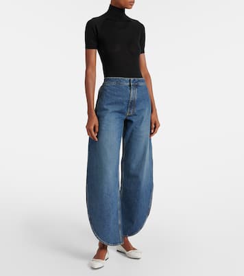 Ballerinas aus Leder | Alaïa