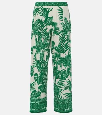 Gerade High-Rise-Hose Iris | Velvet