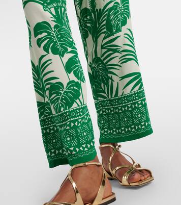 Gerade High-Rise-Hose Iris | Velvet