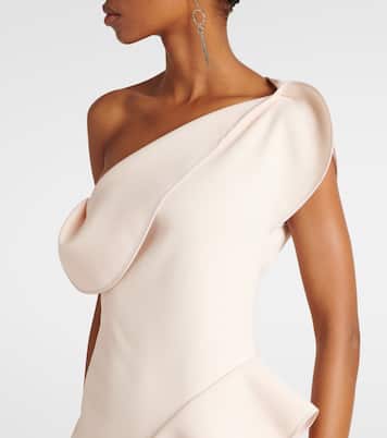 Ruffled one-shoulder midi dress | Maticevski