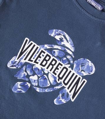 T-shirt in jersey di cotone con logo | Vilebrequin Kids