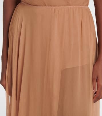 Jupe midi en soie | Chloé
