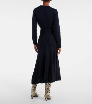 Falda midi Mayu de lana | Khaite