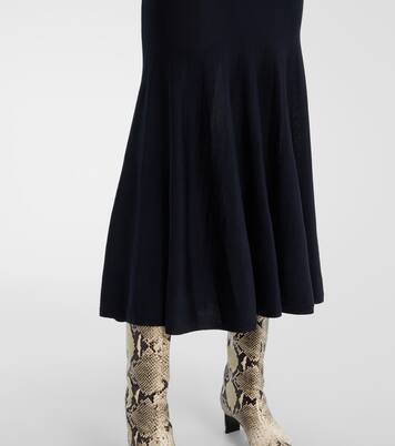 Falda midi Mayu de lana | Khaite