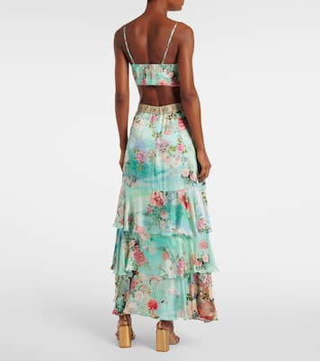 Maxirock aus Seide | Camilla