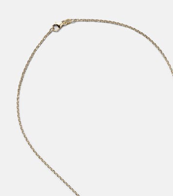 Collar de oro de 18 ct con zafiro y diamantes | Anita Ko