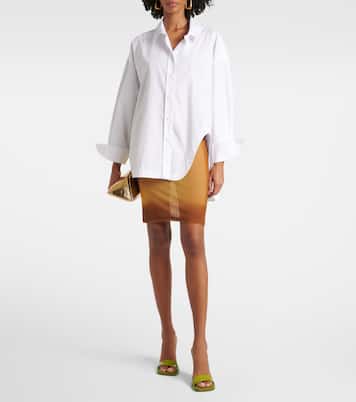 Pantoletten Mia 95 aus Lackleder | The Attico