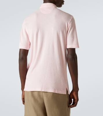 Cotton terry polo shirt | Fedeli