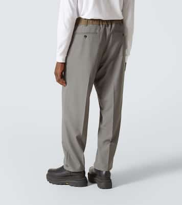 Mid-rise wide-leg pants | Sacai