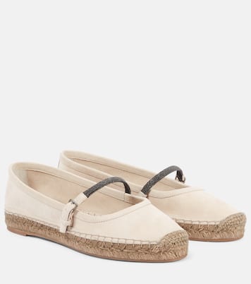 Monili suede espadrilles | Brunello Cucinelli