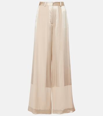 Pantalon droit Corto en satin de soie | Joseph