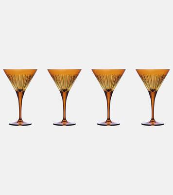 Prism set of 4 martini glasses | L'Objet