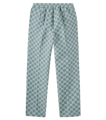 GG Canvas cotton straight pants | Gucci Kids