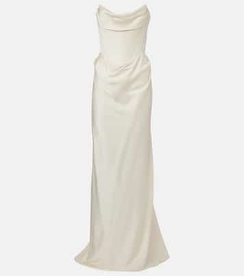 Bridal Galaxy crêpe satin corset gown | Vivienne Westwood