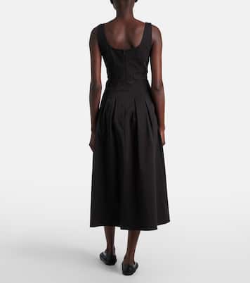 White Label Shelby cotton-blend midi dress | Proenza Schouler