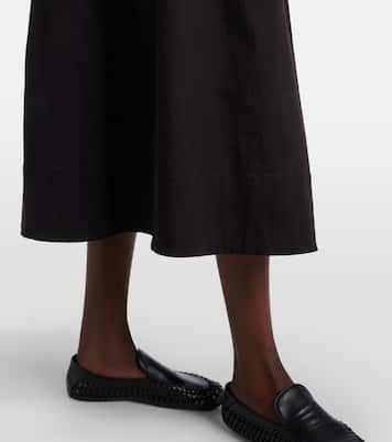 White Label Shelby cotton-blend midi dress | Proenza Schouler