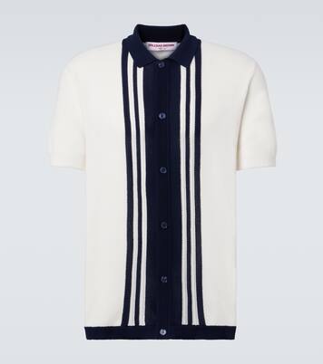 Lumina striped cotton polo shirt | Orlebar Brown