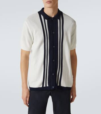 Lumina striped cotton polo shirt | Orlebar Brown
