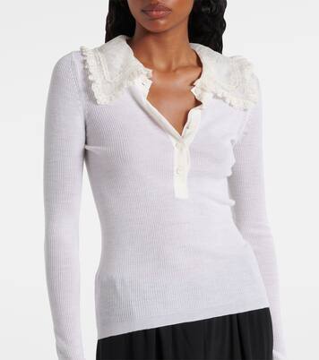 Henley-Top aus Wolle | Chloé