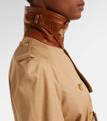 Cropped-Trenchcoat aus Baumwoll-Gabardine | Chloé