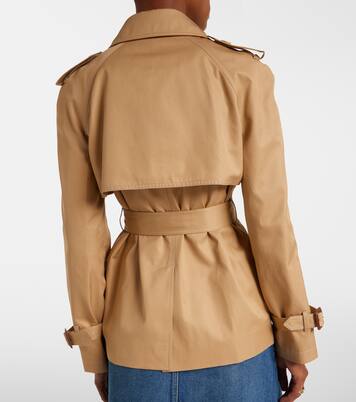 Cropped-Trenchcoat aus Baumwoll-Gabardine | Chloé