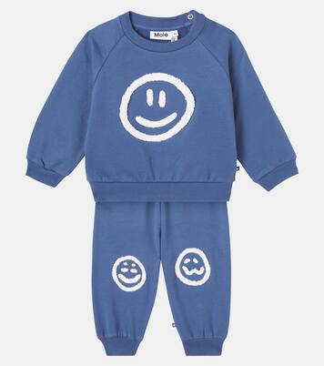 Baby Disc and Simeon sweatshirt and sweatpants set | Molo