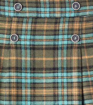 Seraphina plaid cotton tweed skirt | Bebe Organic