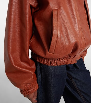 Leather blouson jacket  | Magda Butrym