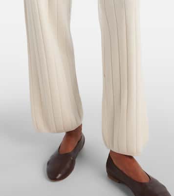 Jardin ribbed-knit cashmere sweatpants | Max Mara